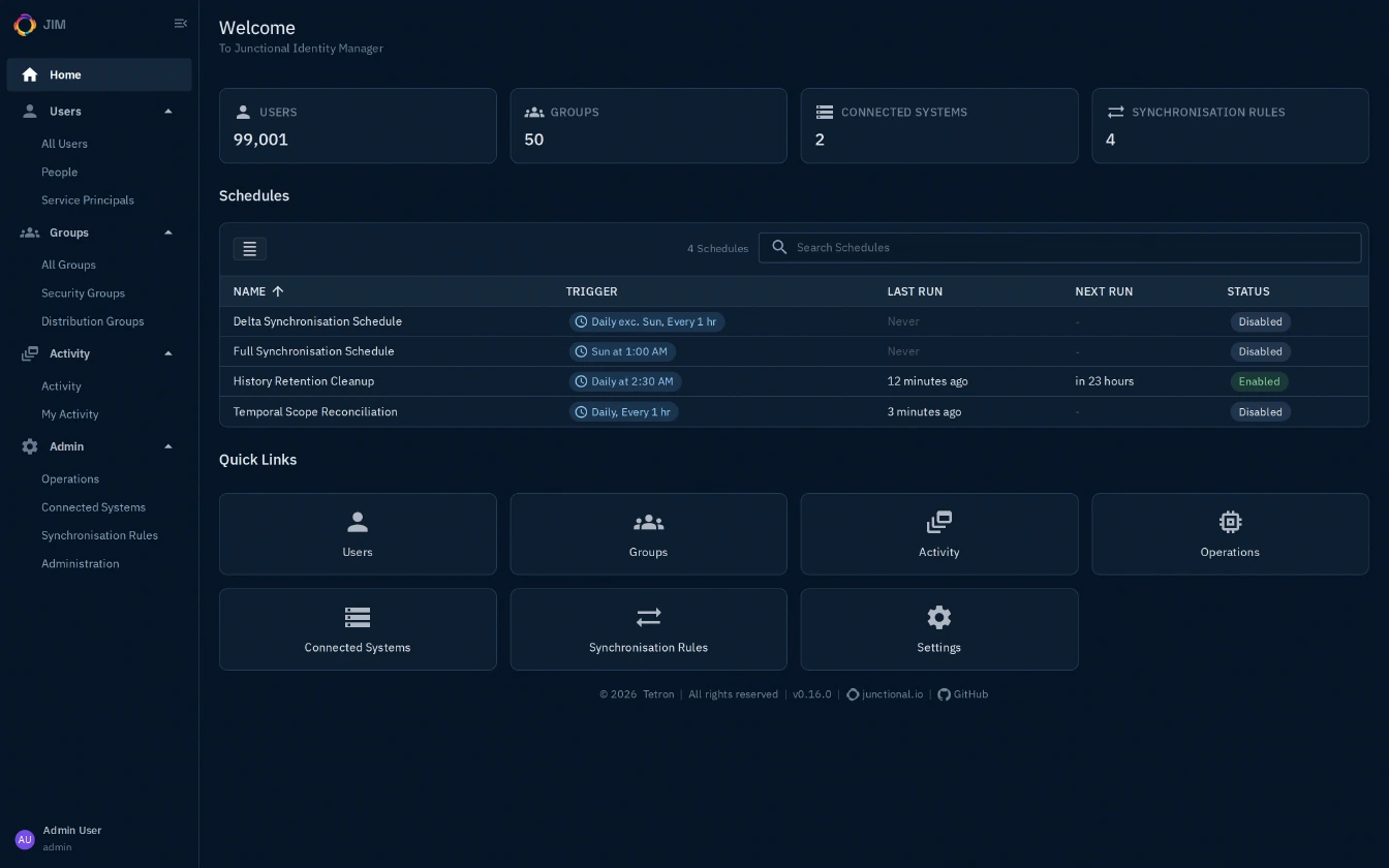 JIM -- Identity Lifecycle Management
