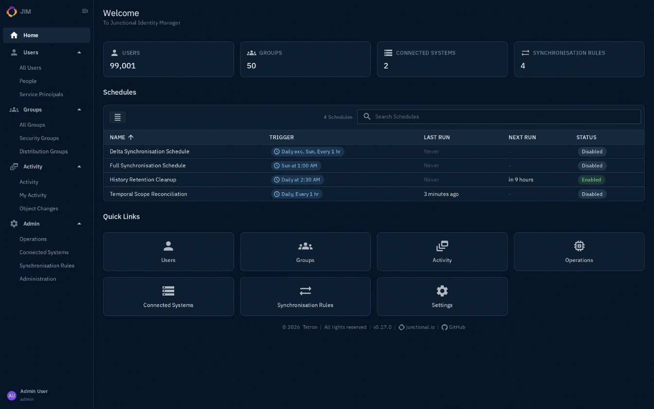 JIM -- Identity Lifecycle Management