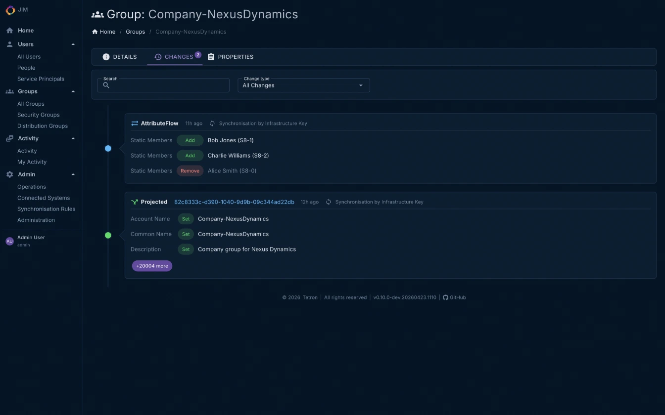 Group Metaverse Object Changes