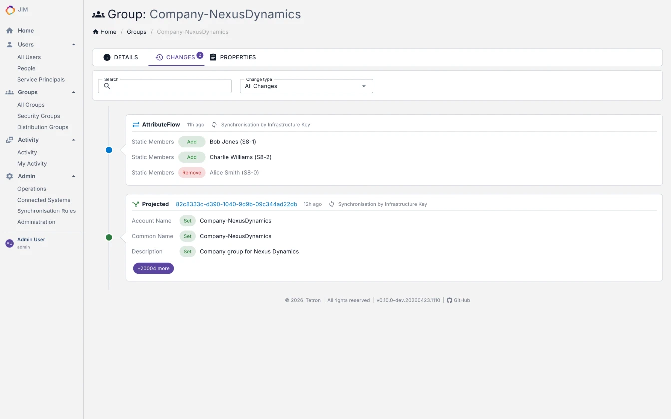 Group Metaverse Object Changes