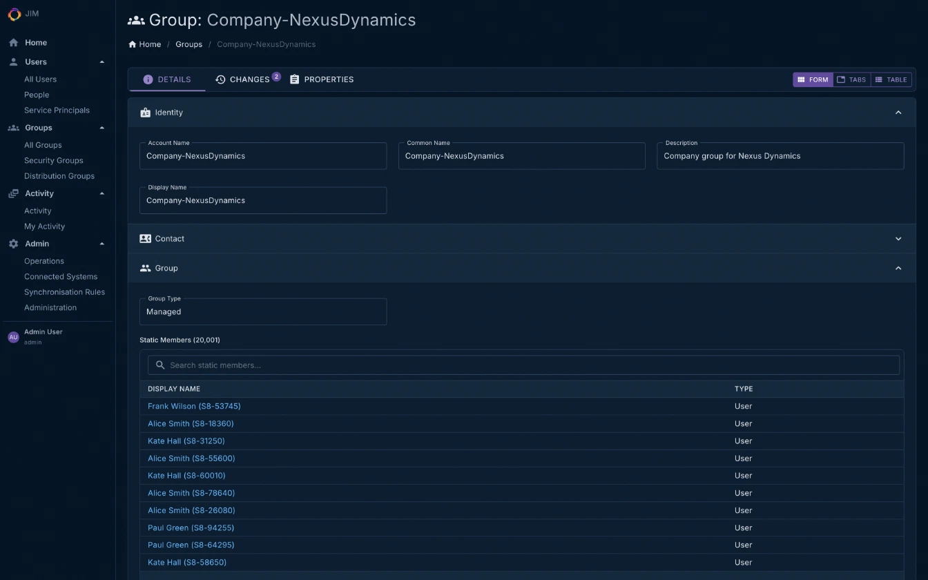 Group Metaverse Object
