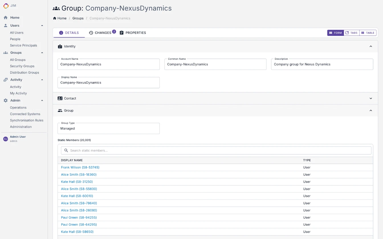 Group Metaverse Object