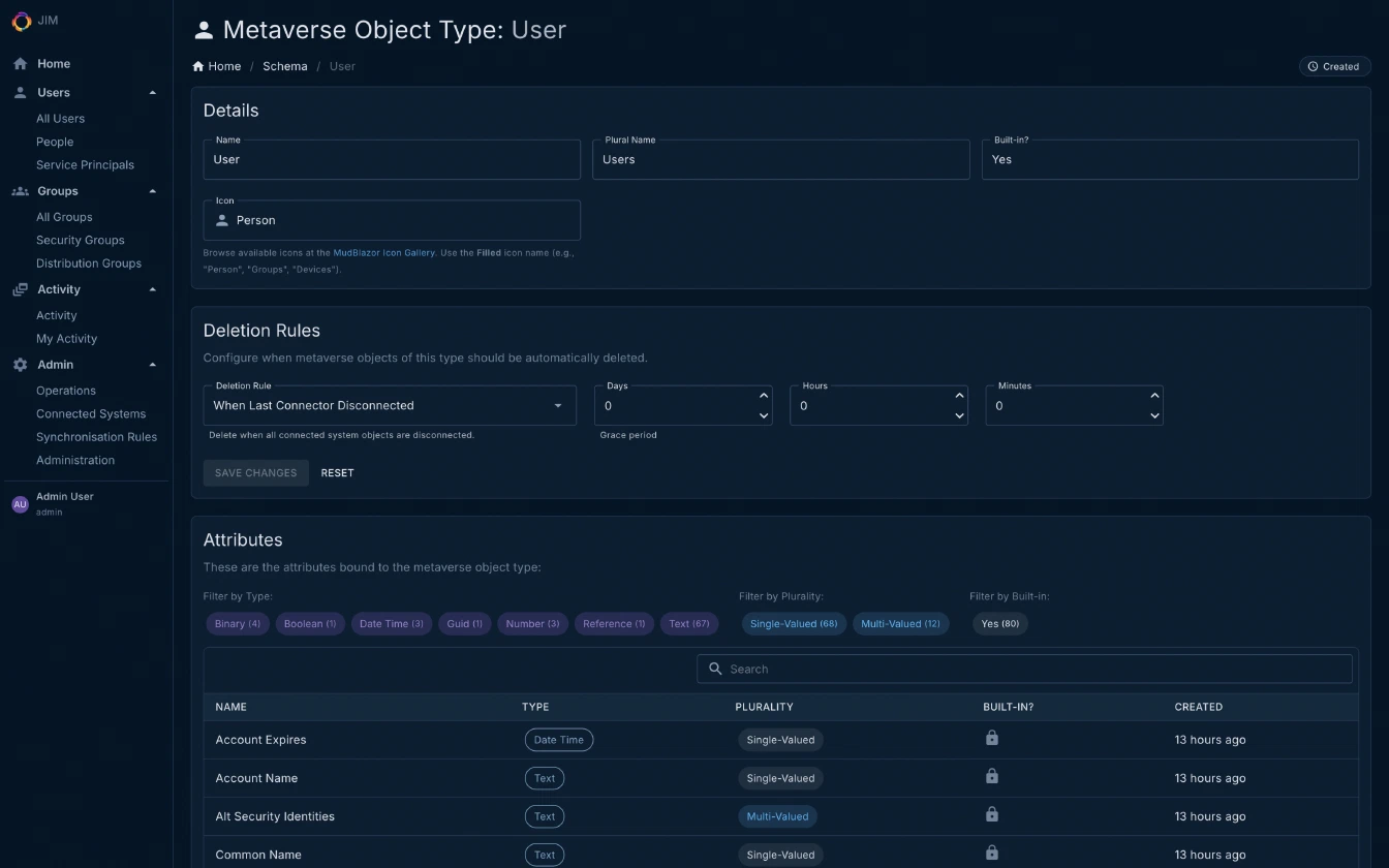 Metaverse Object Type Detail