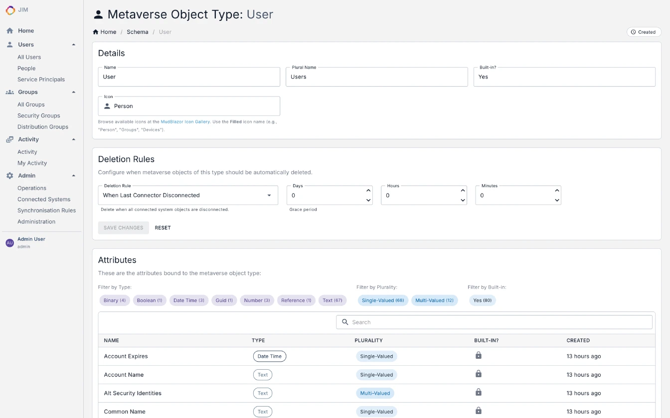 Metaverse Object Type Detail