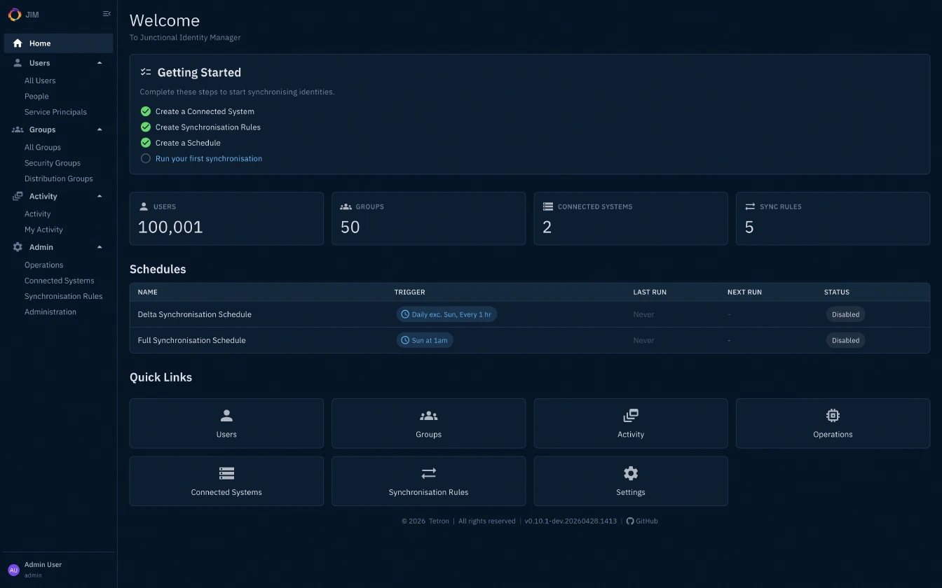 JIM -- Identity Lifecycle Management
