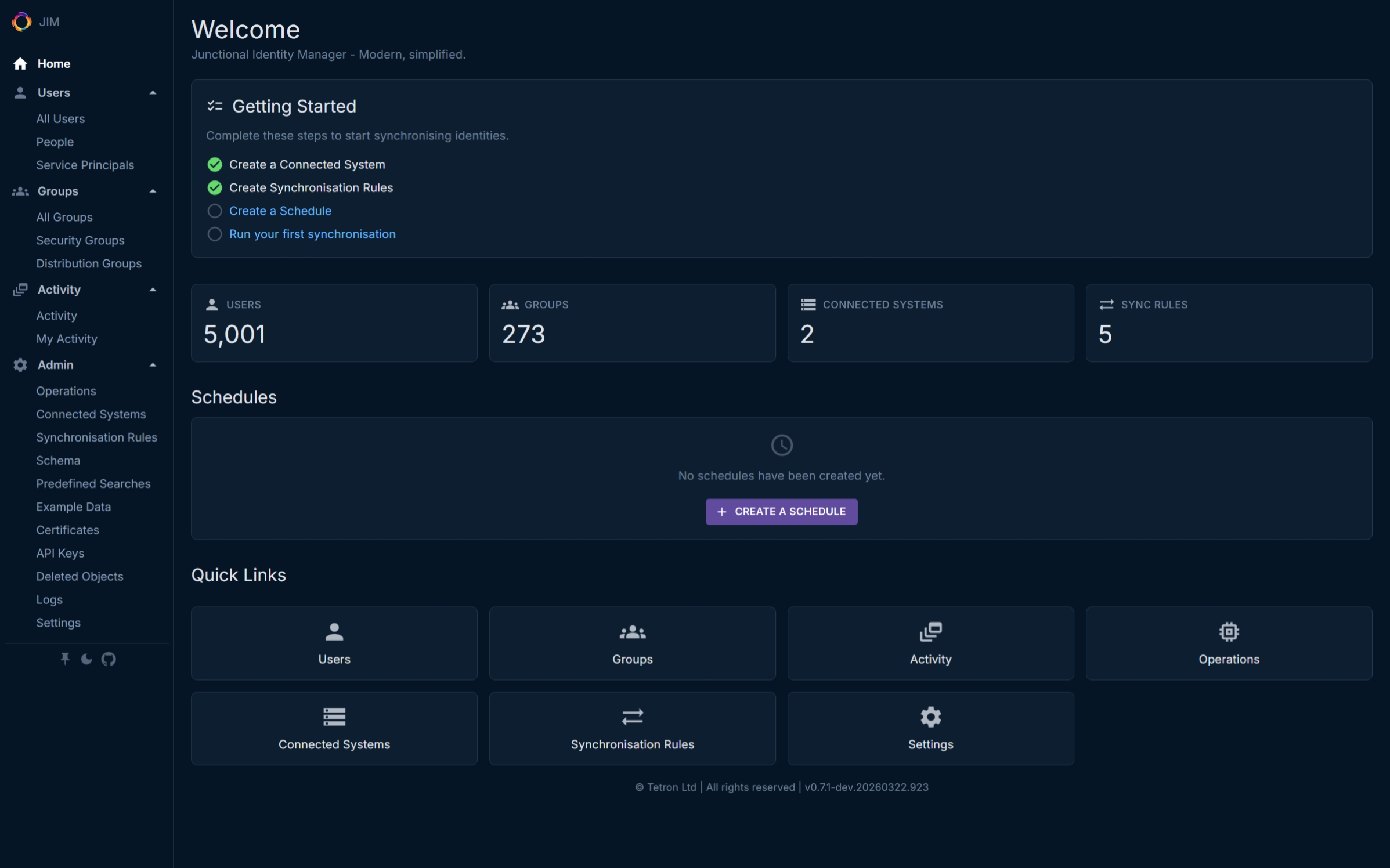 JIM Screenshot A screenshot of JIM running
