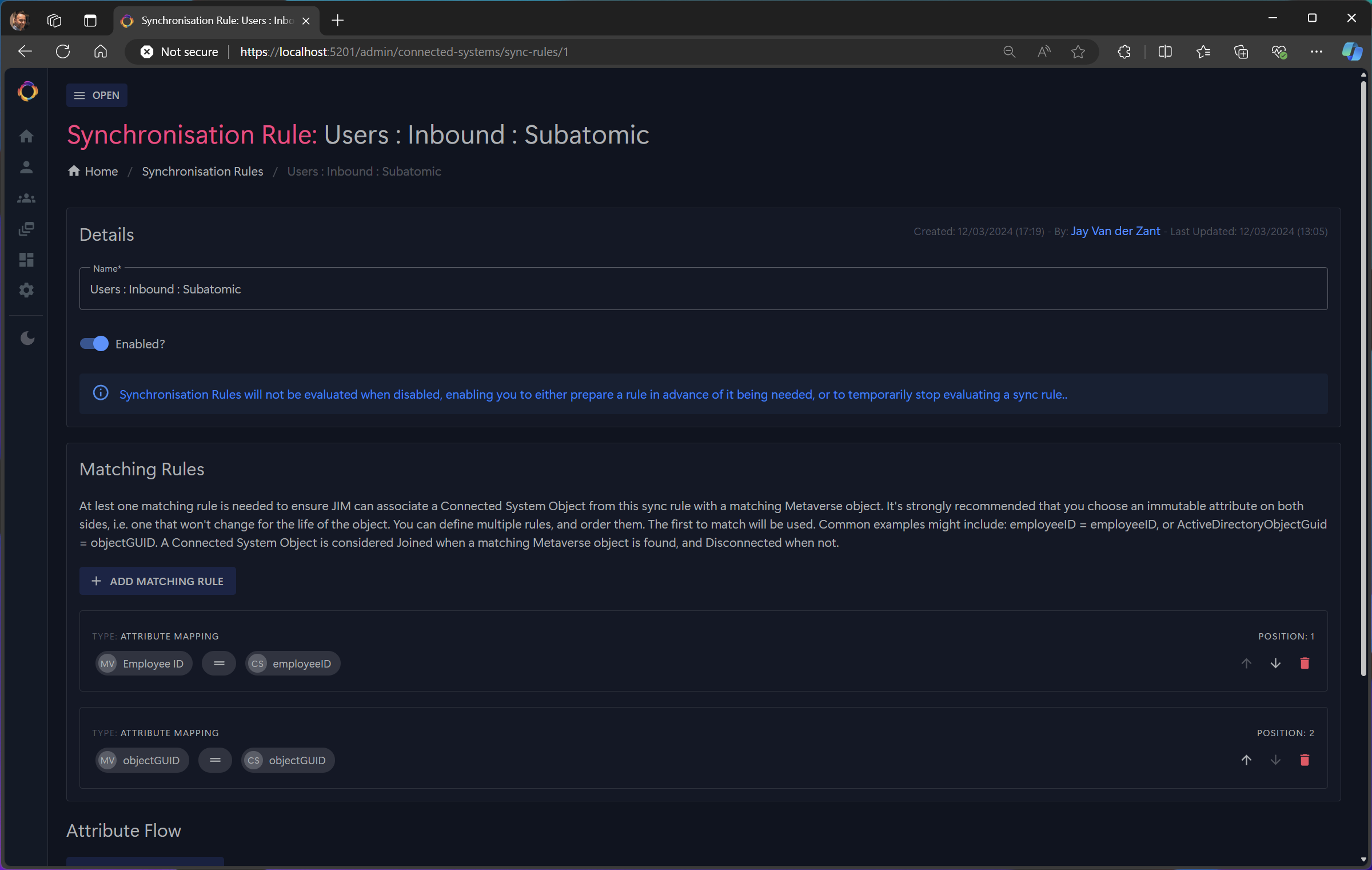 JIM Screenshot A screenshot of JIM running